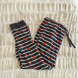 NWT Men’s Old Navy Hearts & Stripes Flannel Jogger Pajama Pants